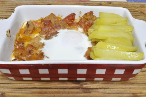 Vepřové kostky s vejci – Snadné Španělsko recept, zvládnete za 30 - 45 minut